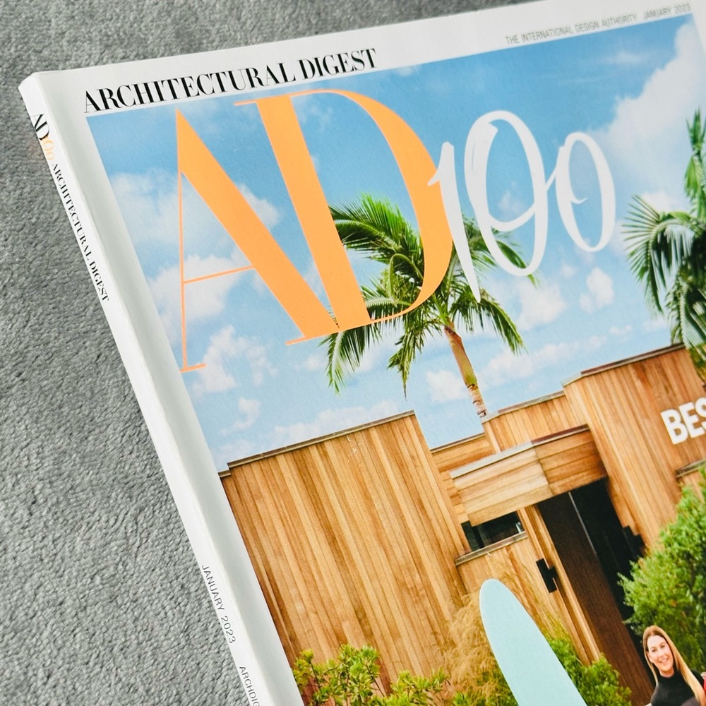 AD100 Architectural Digest Magazine January 2023 Special Edition